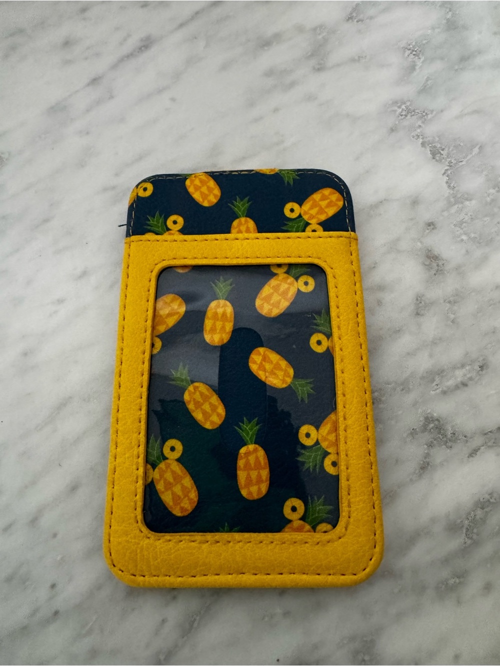 Loungefly Mickey Yellow Pineapple Wallet Card Holder - Picture 2 of 2